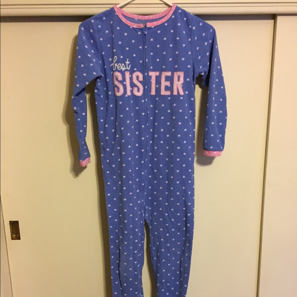 Girls feet pajamas